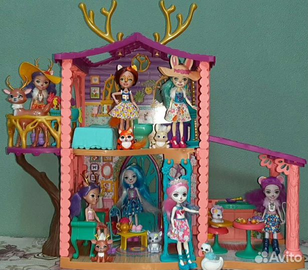 Домик enchantimals с куклами