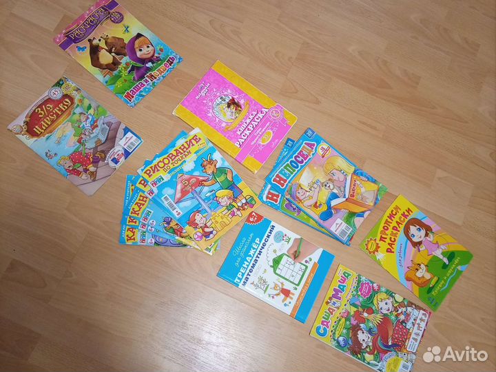 Детские книги, журналы, раскраски