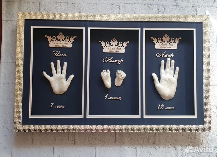 Слепки ручек и ножек