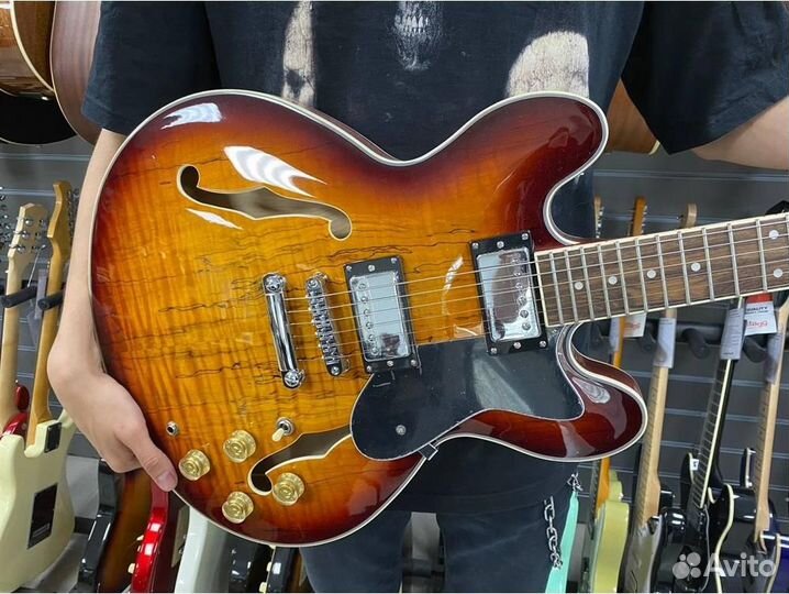 Root Note ES601-BNS - полуакустическая арктоп, сан