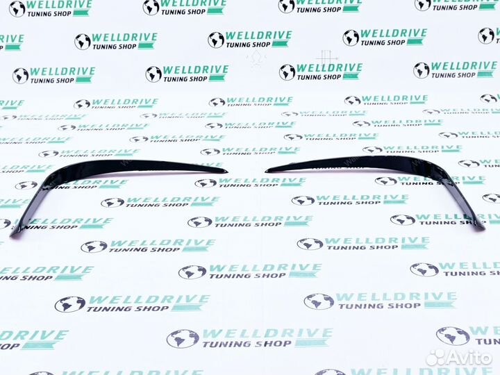 Клыки верхние BMW X5 G05 дорест черные