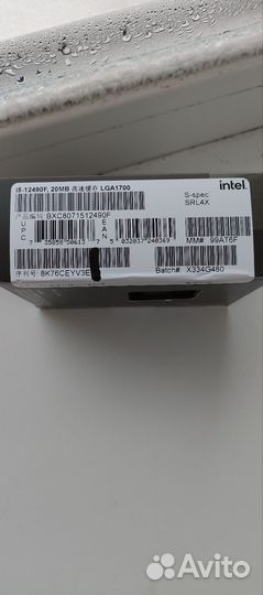 Intel core i5 12490f новый