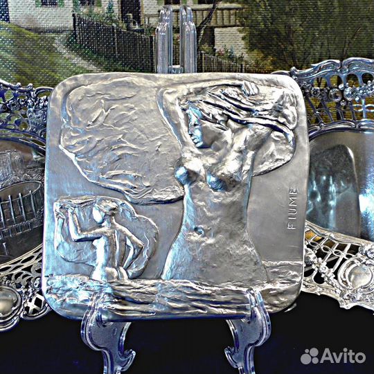 Панно.Раритет.Серебро.salvatore fiume.Италия