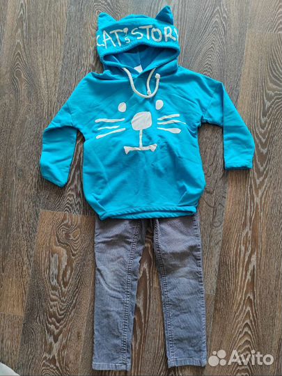 Пакет одежды на девочку 98 104