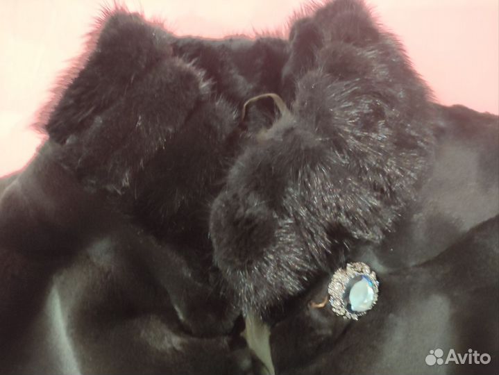 Шуба мутоновая с норкой 42-44