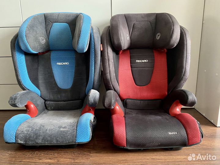Автокресла Recaro Monza от 3 до 12 лет (2шт. )