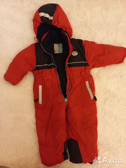 Очень теплый комбинезон для мальчика