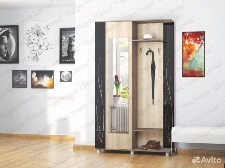 Прихожая Ирма-2 Ясень/Дуб сонома