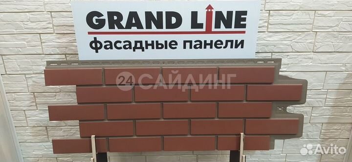 Фасадные панели Grand Line Кирпич Клинкерный desig