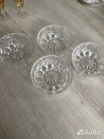 Салатники СССР хрусталь