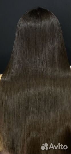 Кератиновое выпрямление волос