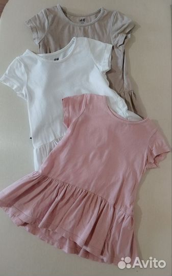 Набор детских платьев 3шт