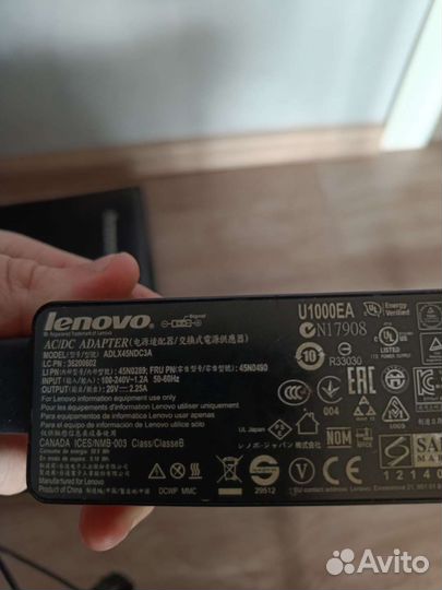 Зарядка оригинал Lenovo