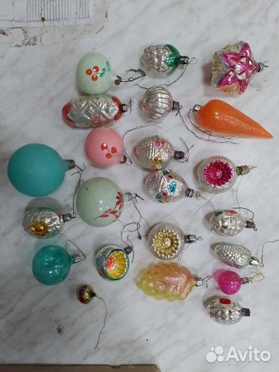 Елочные игрушки СССР