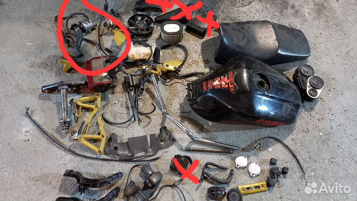 Yamaha fzs 600 в разбор