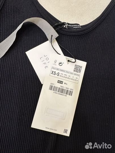 Новое боди в рубчик Zara р. XS/S