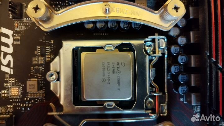 MSI H170 Gaming M3 + Intel i7 6700 + 2х8гб DDR4 оп