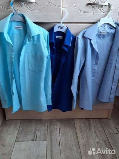 Рубашки школьные 122