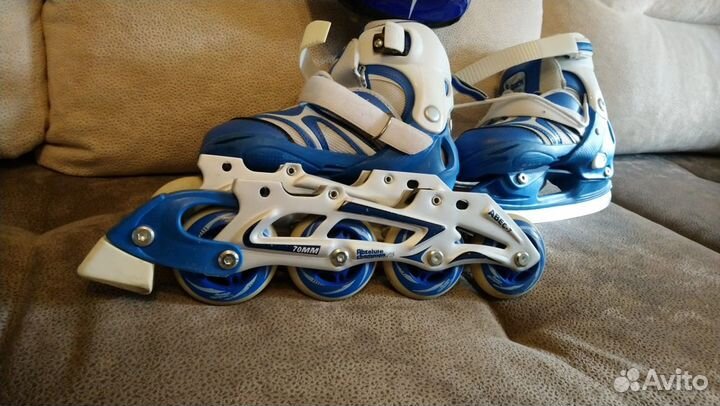 Коньки трансформеры -Ролики 3в1 Absolute Champion