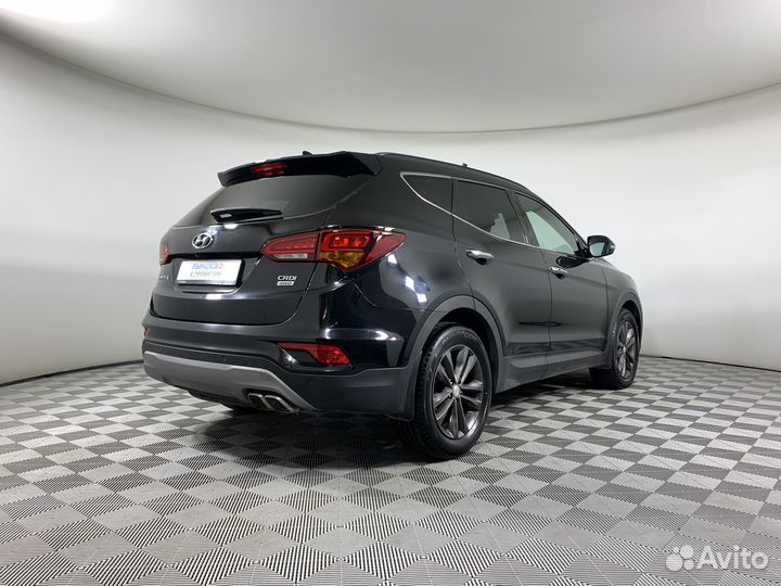 Hyundai Santa Fe 2.2 AT, 2017, 82 700 км