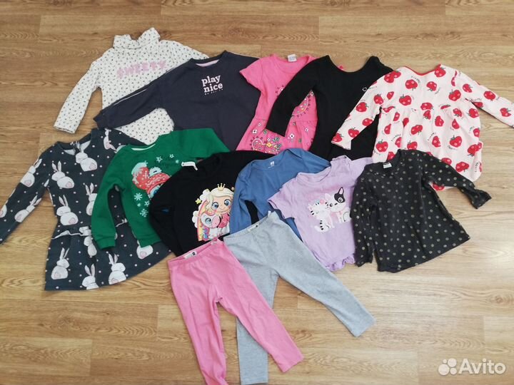 Одежда для девочки 86 92 пакетом