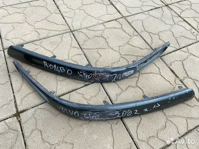 Вставки в бампер volvo s 40