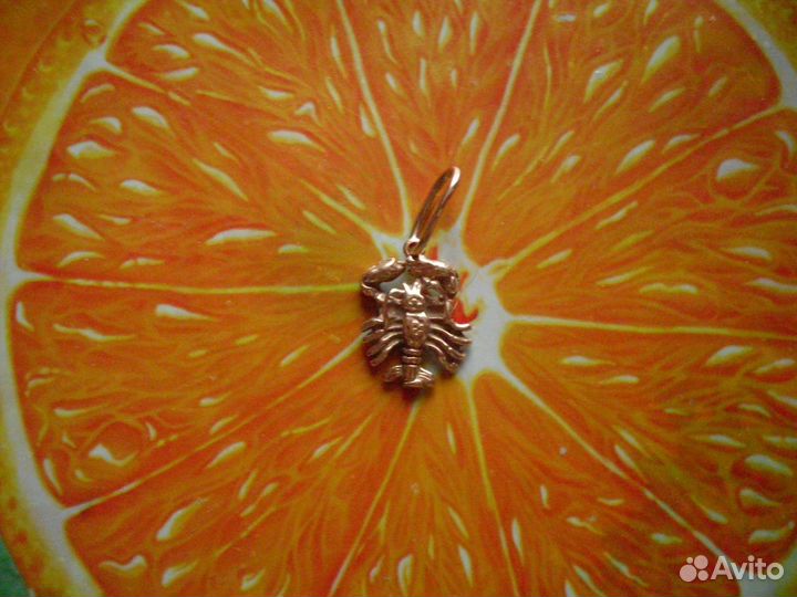 Золотая и серебряная подвеска со знаками зодиака