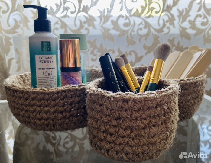 Корзинки из джута