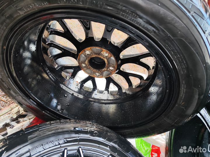 Литые диски 5x108 с резиной Toyo 215 /55 R17