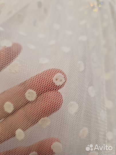 Платье снежинки 104 110