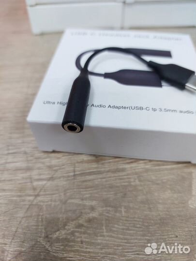 Переходник адаптер с Type-C на наушники 3,5mm