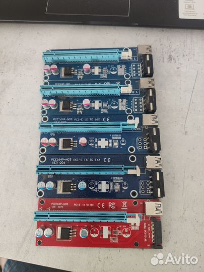 Райзер для видеокарт molex SATA