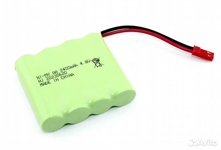 Аккумулятор Ni-Mh 4.8V 2400 mAh AA Flatpack разъем
