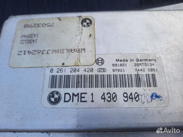 Эбу BMW E46 318i DME1 430 940