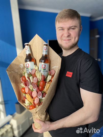 Мужские съедобные букеты в подарок