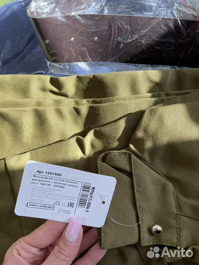 Детский военный костюм для девочки