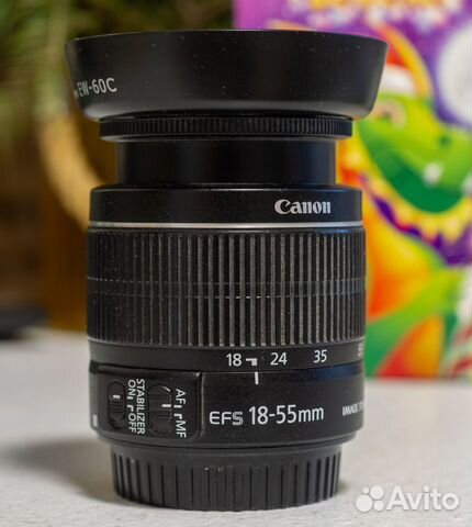 Объектив Canon zoom EF-S 18-55mm f/3.5-5.6 IS II объявление продам