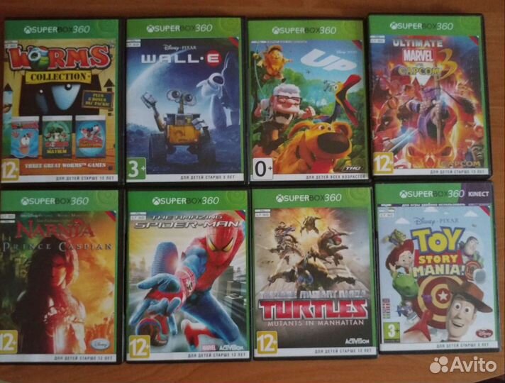 Диски Xbox 360 игры для детей