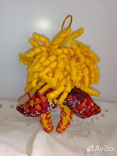 Ангел солнечный подарок кукла авторская