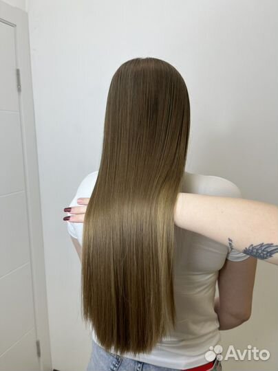 Кератиновое выпрямление волос