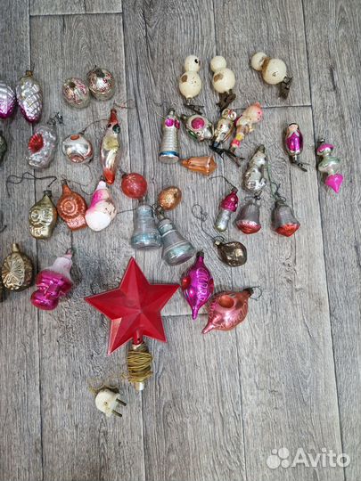 Елочные игрушки советские