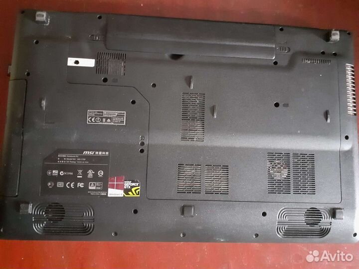 Игровой ноутбук msi
