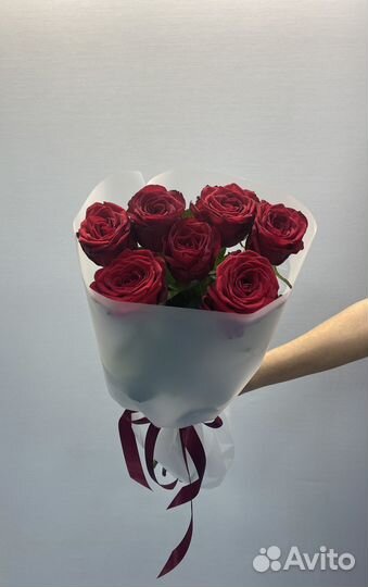 Букет красных роз