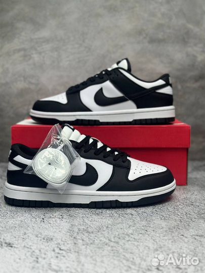 Кроссовки Nike SB Dunk Low White Black Panda