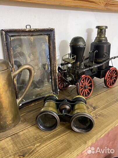 Бинокль антикварный латунь Франция