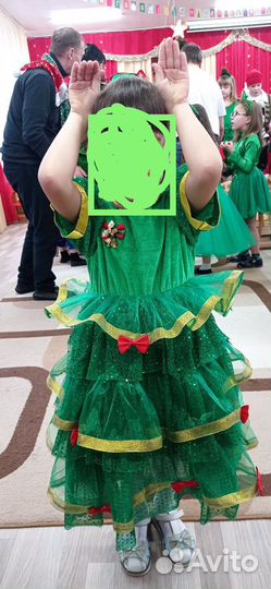 Новогодний костюм для девочки 116