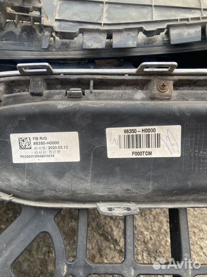 Решетка радиатора kia rio 4