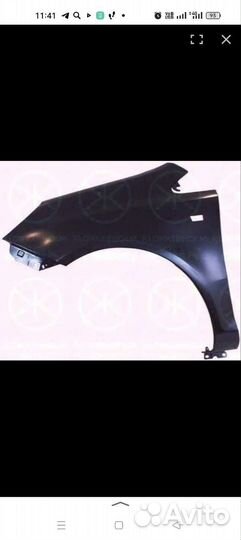 Крыло Opel Corsa D