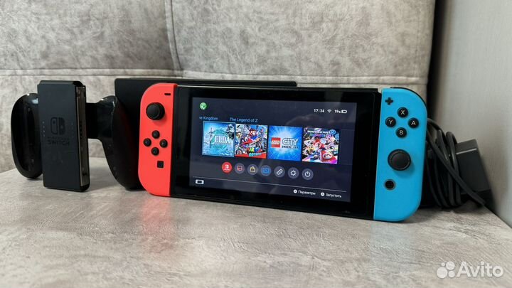 Прошитая Nintendo Switch Rev.1 + Игры