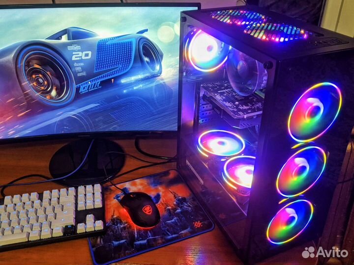 Игровой пк i7/32gb/20 ядер/Видео 8gb